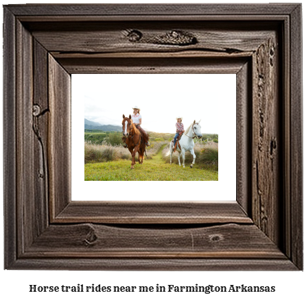 horse trail rides near me in Farmington, Arkansas